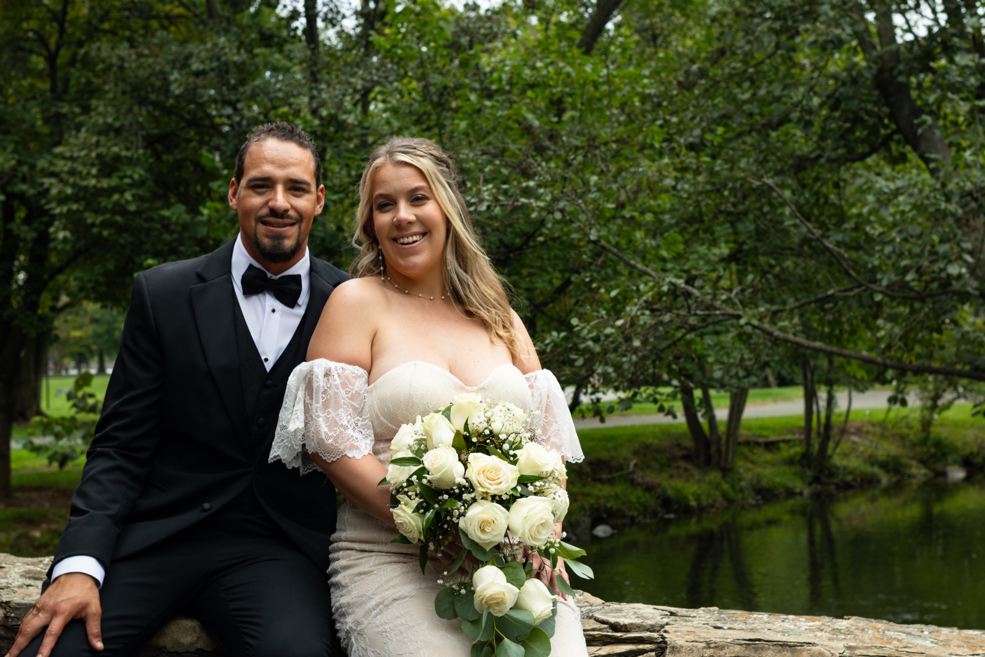 Bride and groom portrait captured by YA DIG